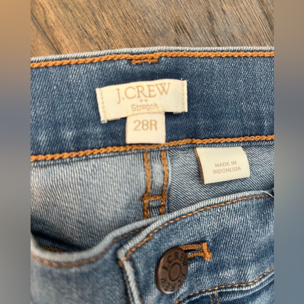 J. Crew Stretch Straight Leg Jeans | Size 28R - Picture 9 of 10
